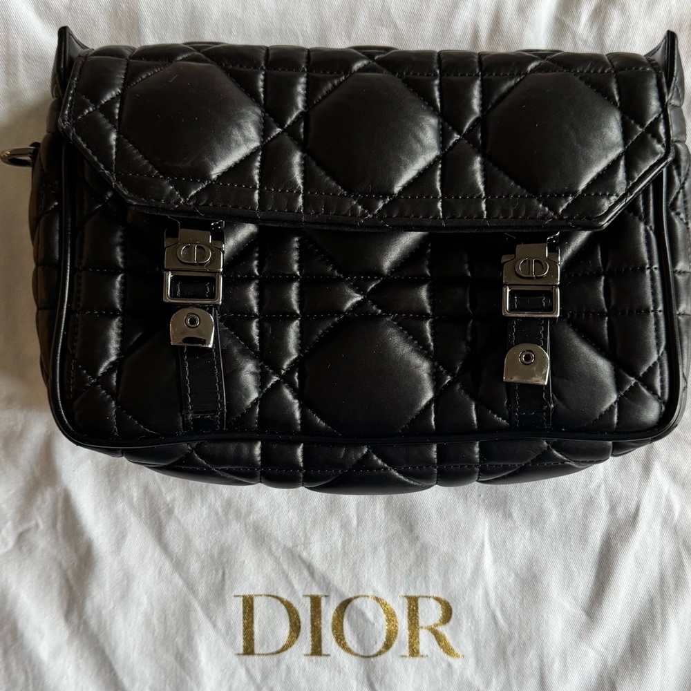 Dior 2022 Small Cannage Diorcamp Messenger Bag